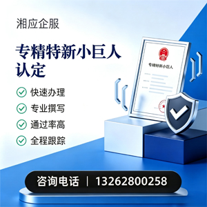 商丘专精特新小巨人申报服务